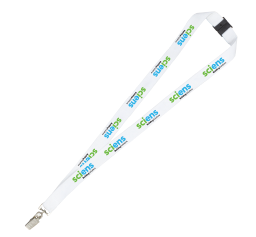 3/4" Full Color Lanyard w/Breakaway