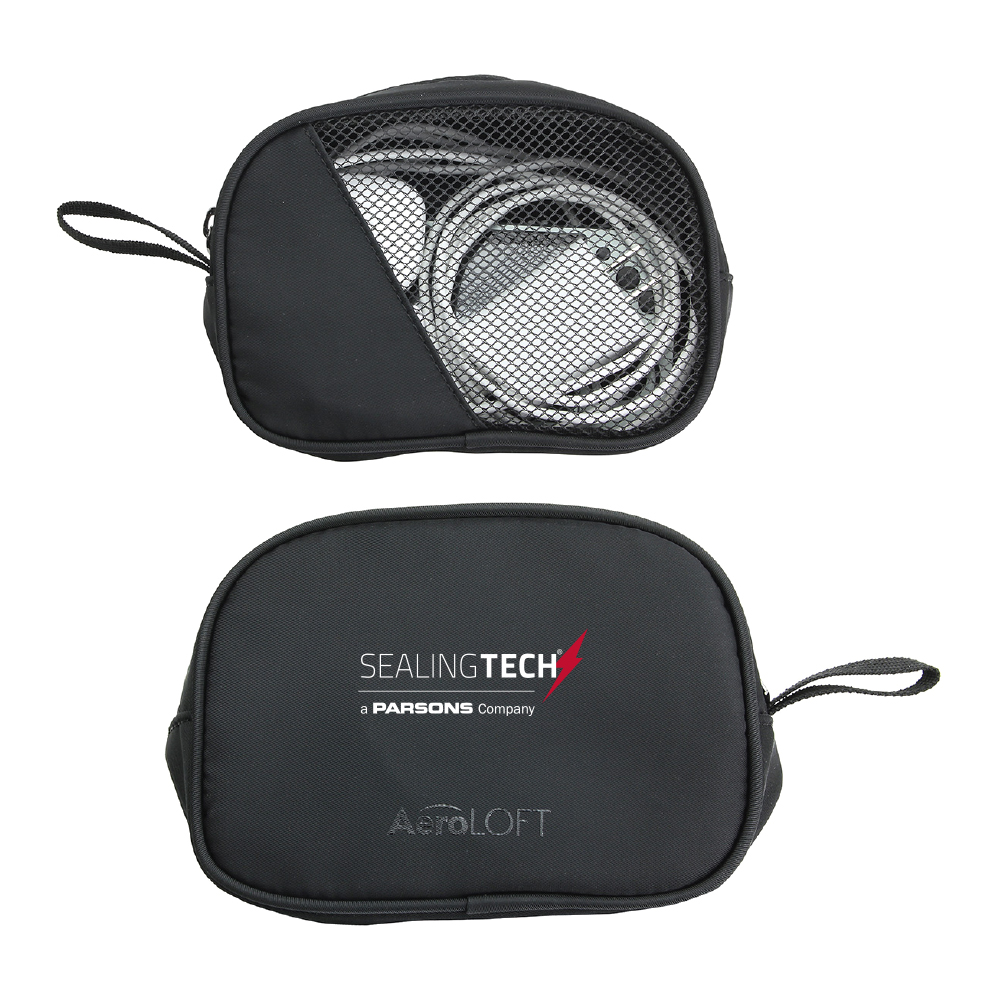 AeroLOFT Jet Black Tech Organizer Mesh Pouch