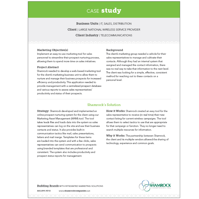 Prospect Nurturing Case Study