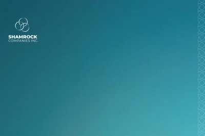 Shamrock Zoom Virtual Background - Green