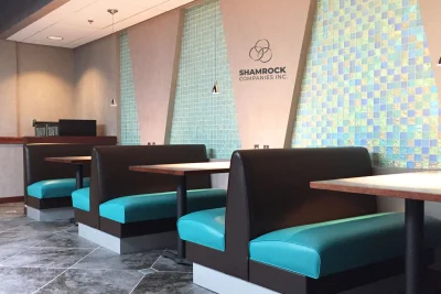 Shamrock Zoom Virtual Background - Lunch Room