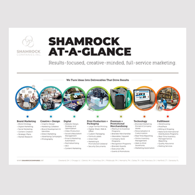 Shamrock At-a-Glance Sheet