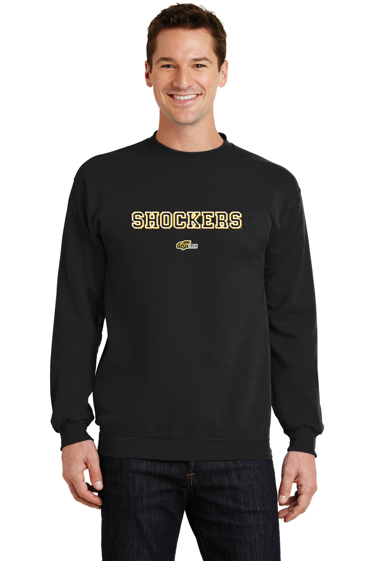 Port & Company Core Fleece Crewneck Sweatshirt PC78 - SHOCKERS