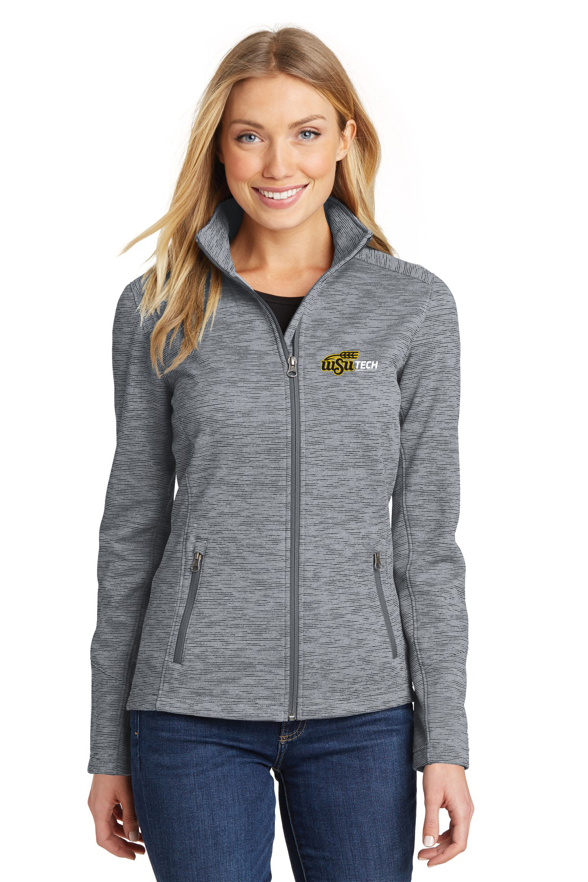 Port Authority Women's Digi Stripe Fleece Jacket L231