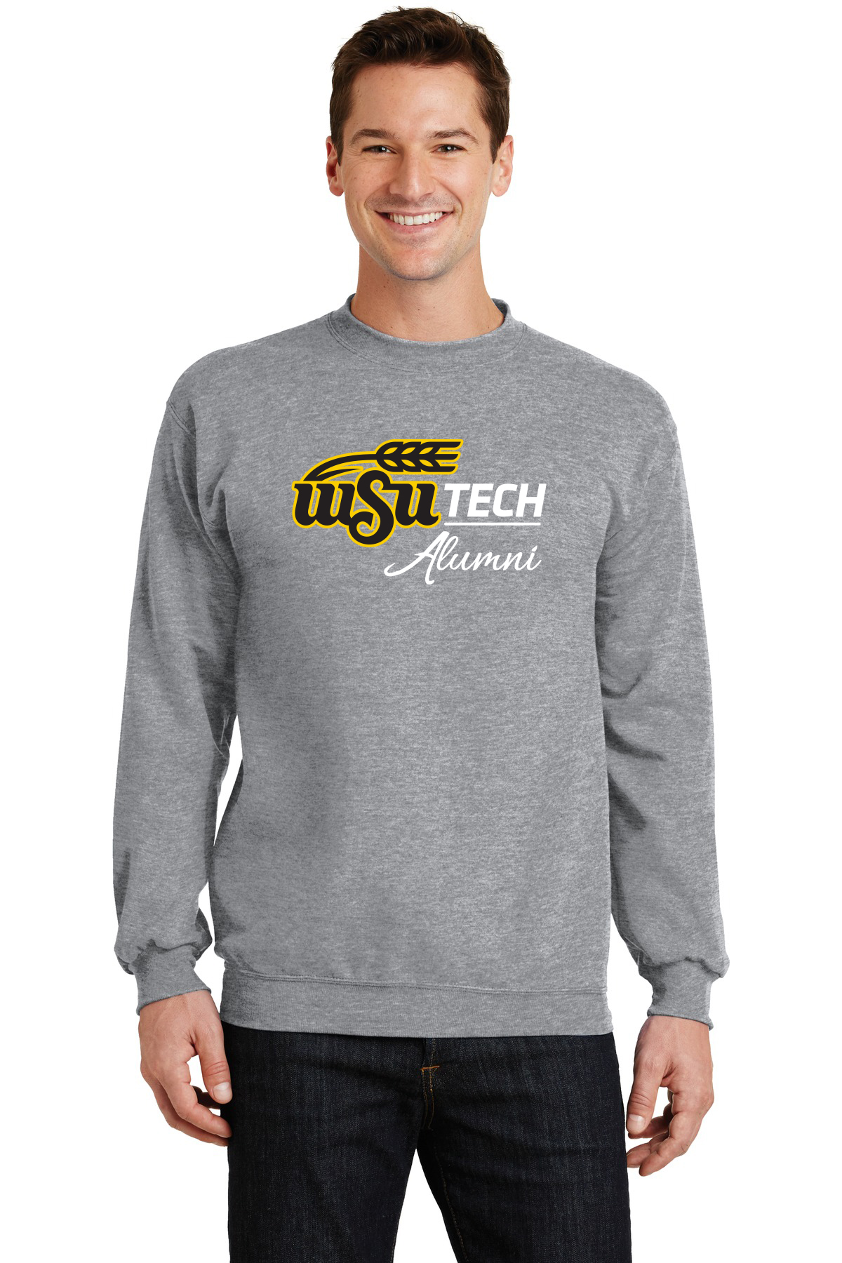 Port & Co Core Fleece Crewneck Sweatshirt PC78 - Alumni