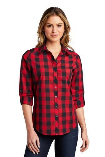 Port Authority Ladies Plaid Shirt
