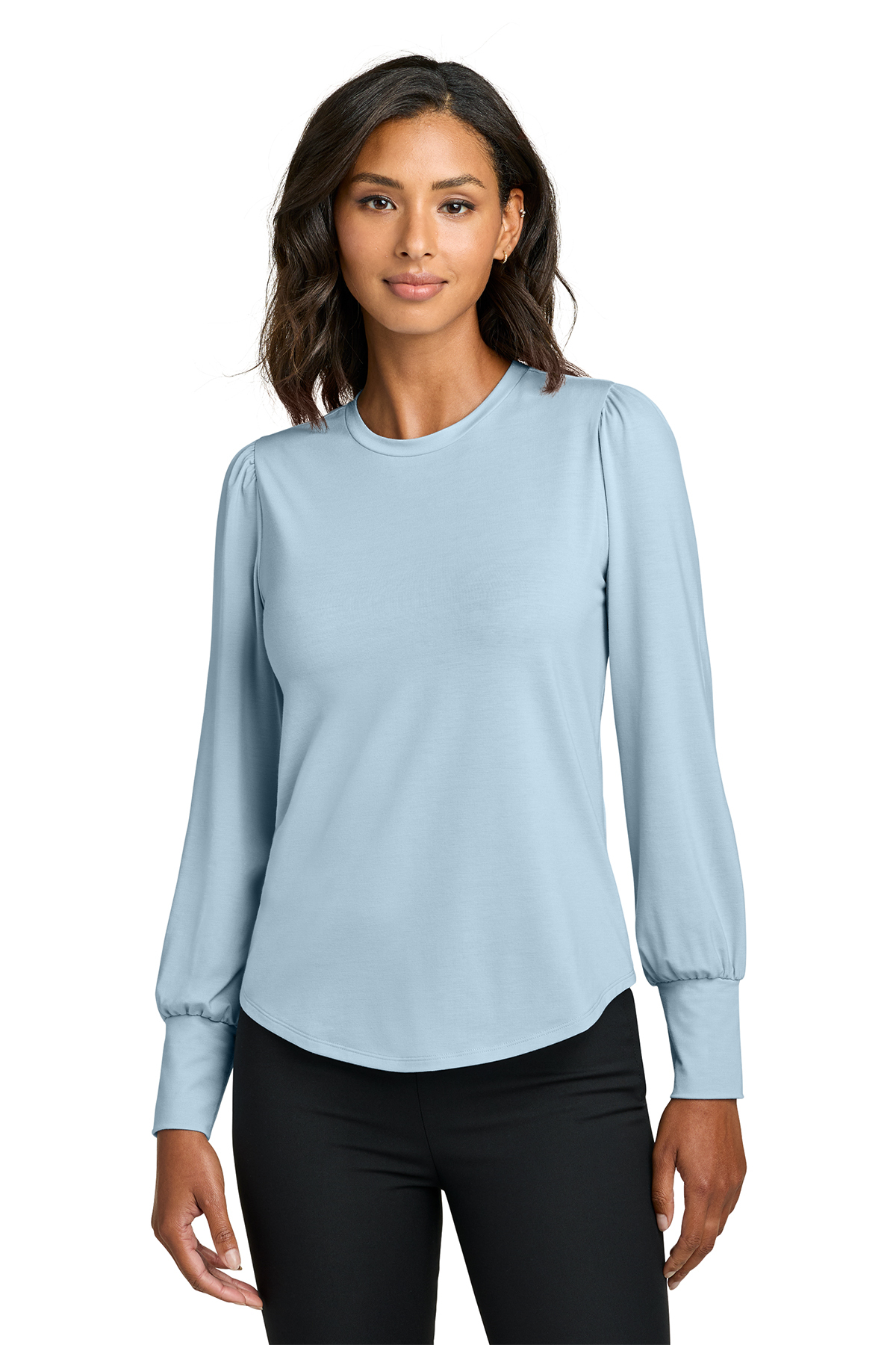 Mercer+Mettle® Women’s Stretch Jersey Long Sleeve Blouson Top
