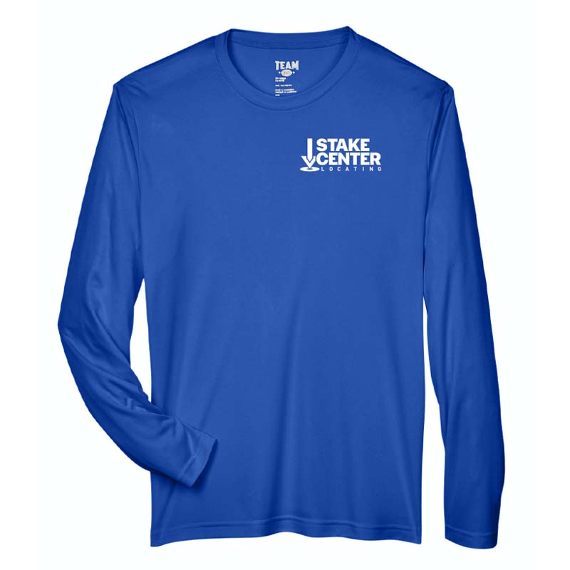 Team 365 Mens Zone Performance Long-Sleeve T-shirt - Royal