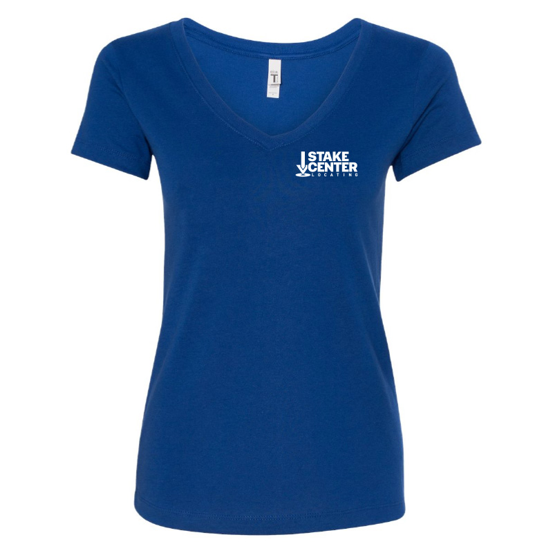 Next Level Women's Ideal V-Neck T-Shirt - Royal Blue