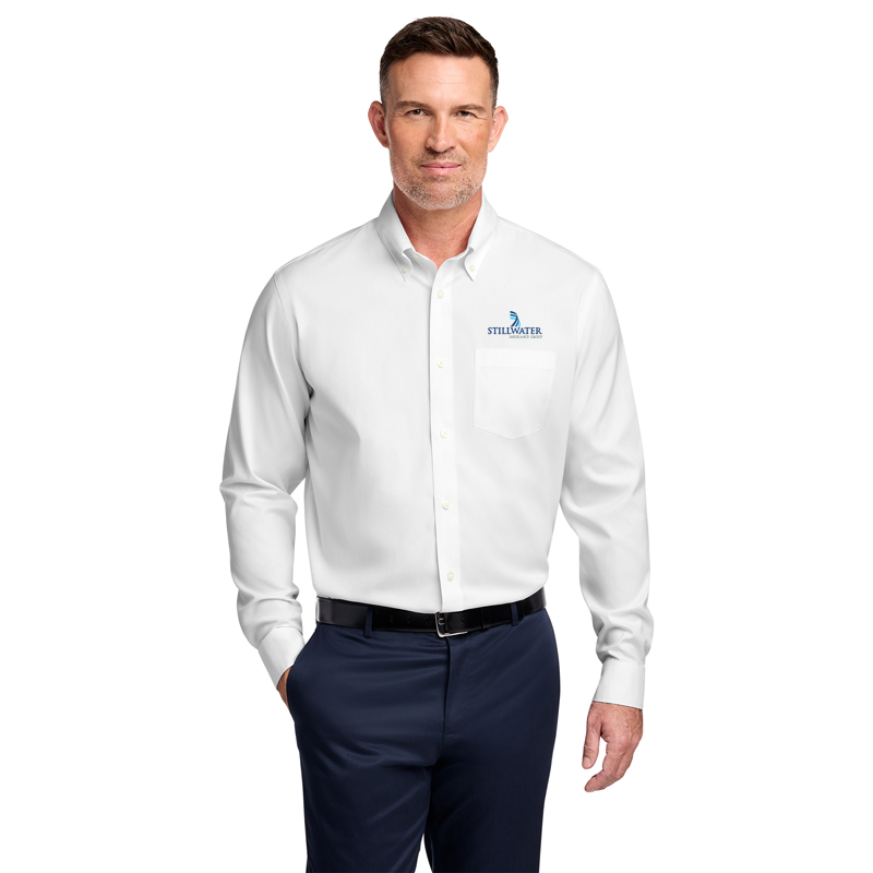 Brooks Brothers Men's Wrinkle-Free Stretch Pinpoint Shirt