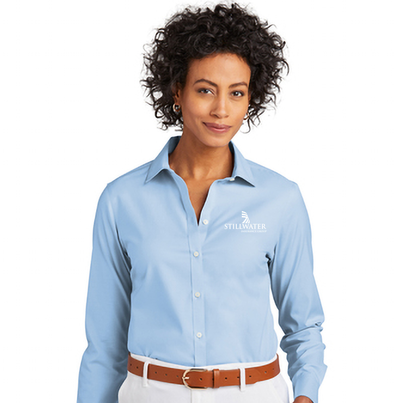 Brooks Brothers Ladies' Wrinkle-Free Stretch Pinpoint Shirt 