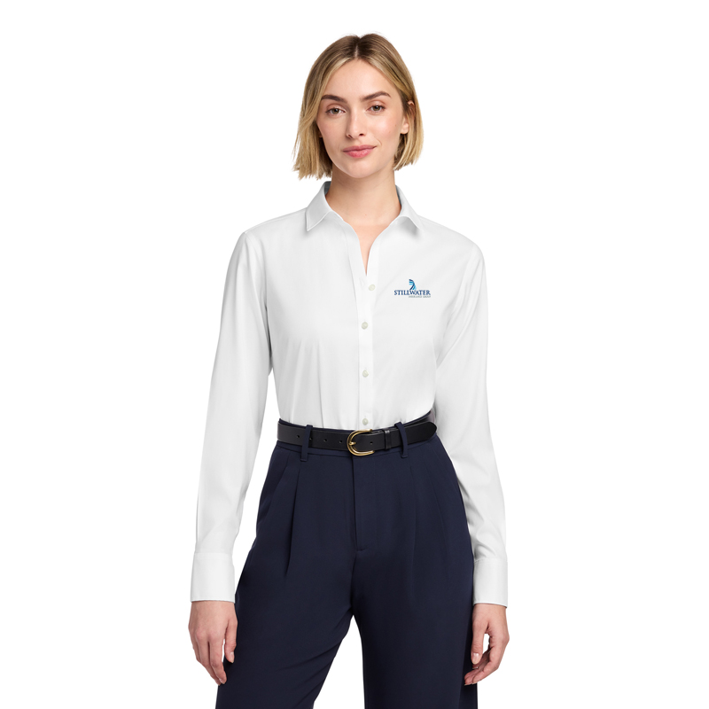 Brooks Brothers Ladies' Wrinkle-Free Stretch Pinpoint Shirt