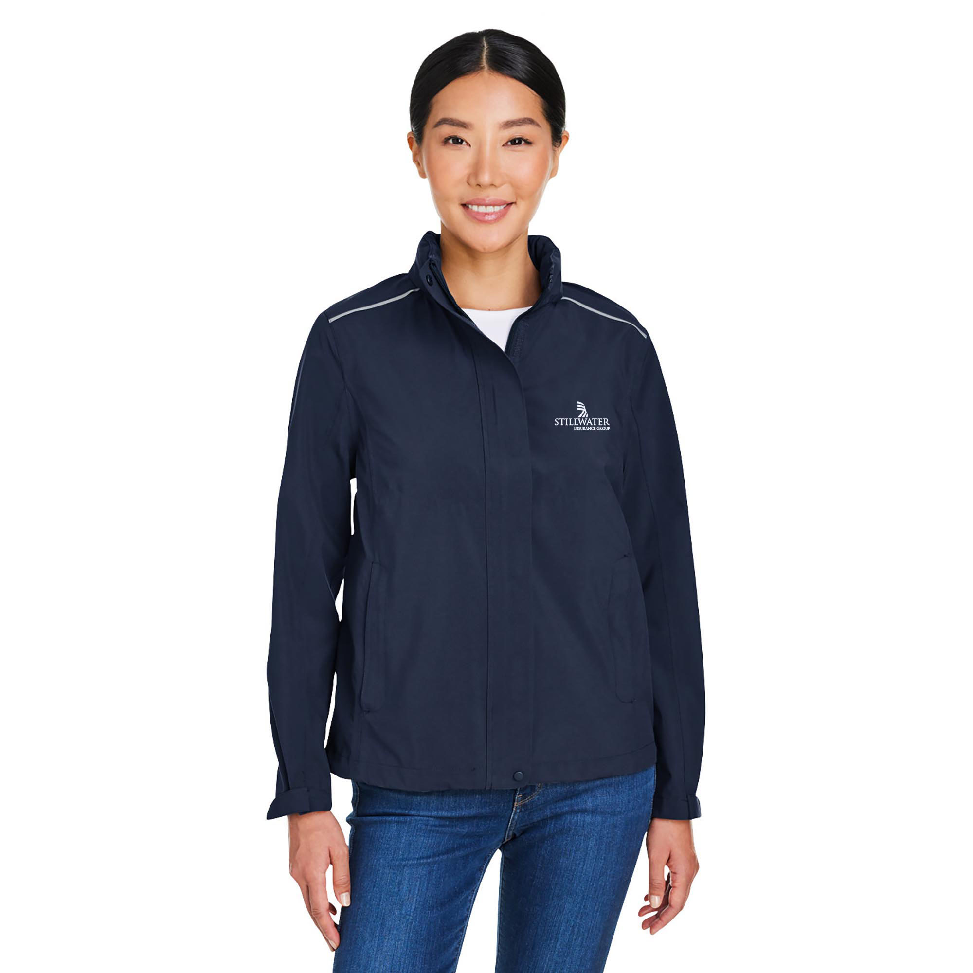 CORE365 Women's Packable Rain Jacket