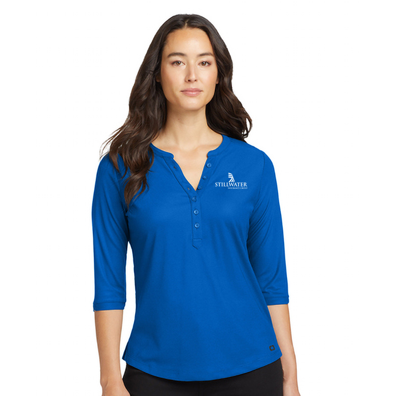 OGIO® Ladies' Jewel Henley