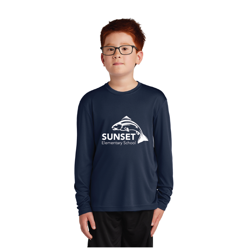 Sport-Tek® Youth Long Sleeve PosiCharge® Competitor™ Tee - 