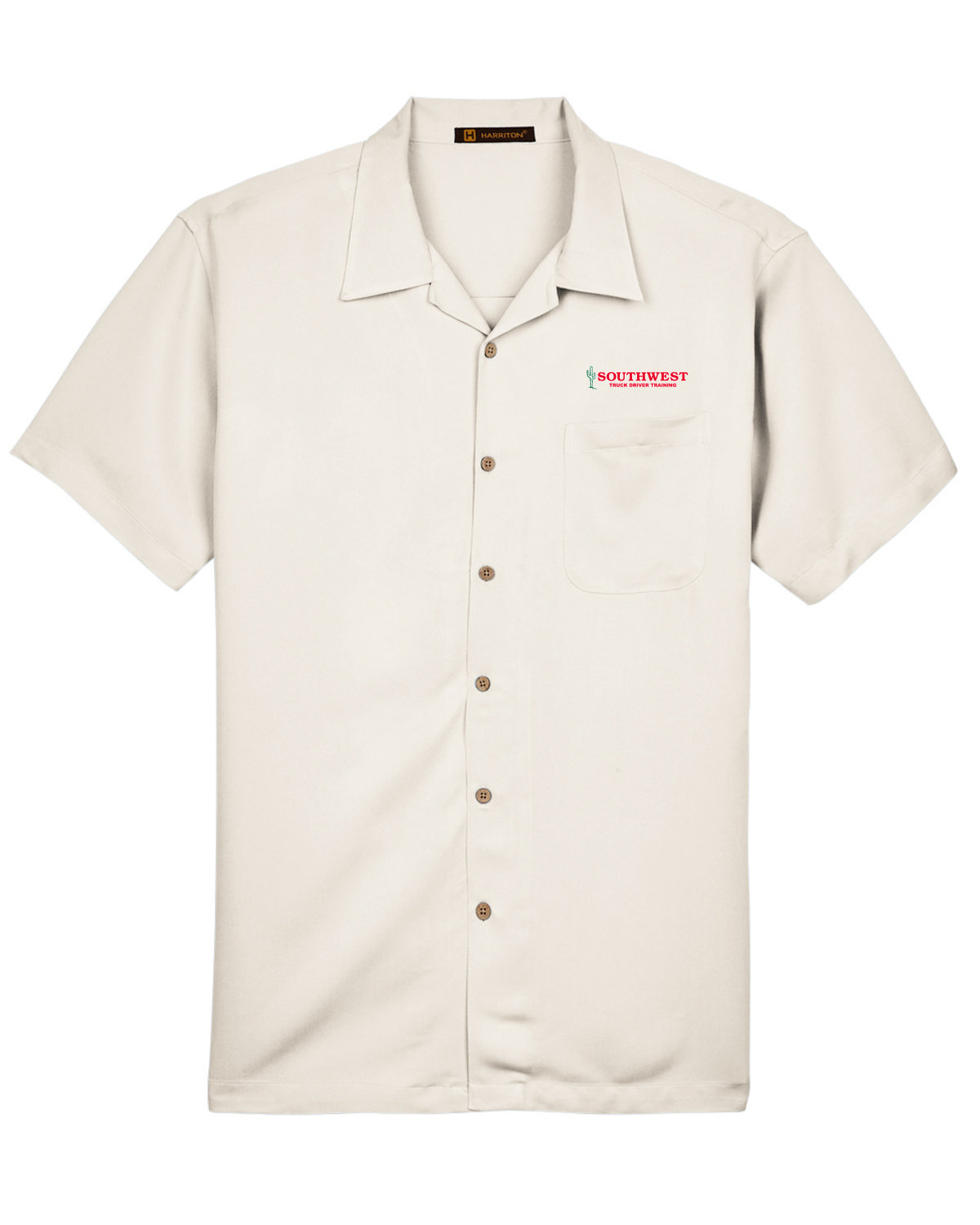 Harriton Men's Bahama Cord Camp Shirt