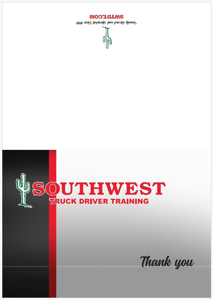 Thank You Cards w/Blank Envelopes