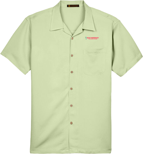 Harriton Men's Bahama Cord Camp Shirt