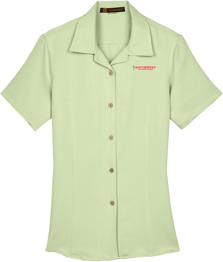 Harriton Ladies' Bahama Cord Camp Shirt