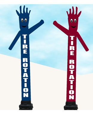 Tire Rotation Aerial Puppet