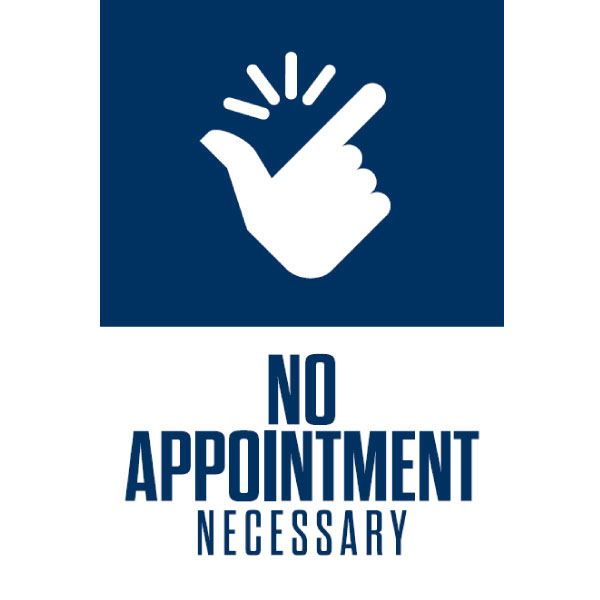 No Appointment Necessary A-Frame Sign (EACH/1)