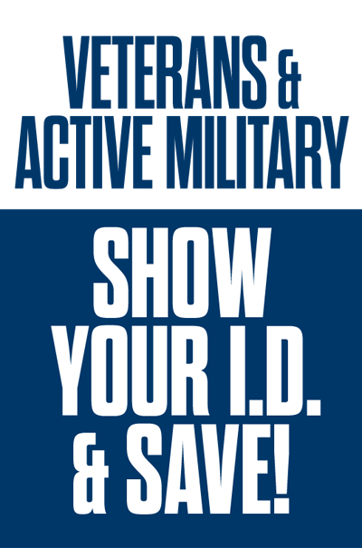 Veterans/Military Aframe Sign (EACH/1)