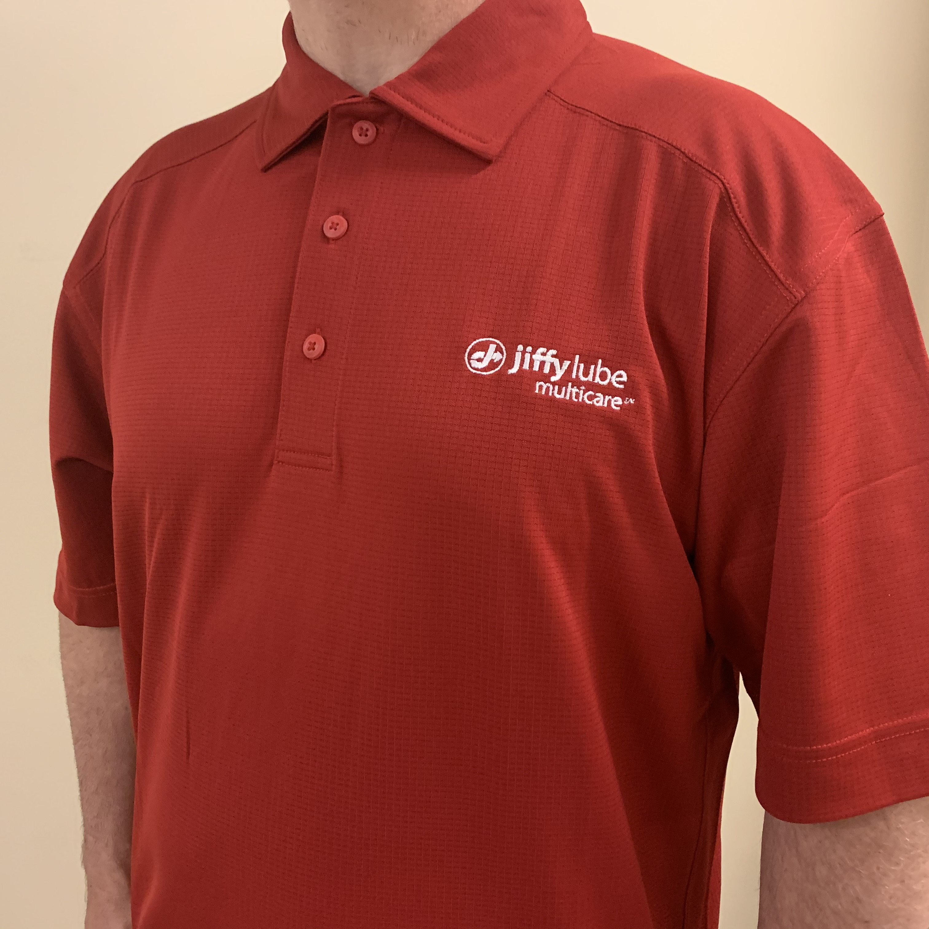 MultiCare Tall Men's Red Polo