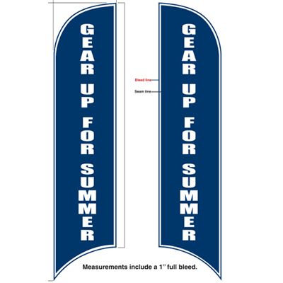 Gear Up for Summer Feather Flag