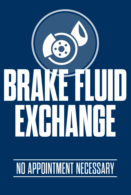 Brake Fluid Exchange A-Frame Sign