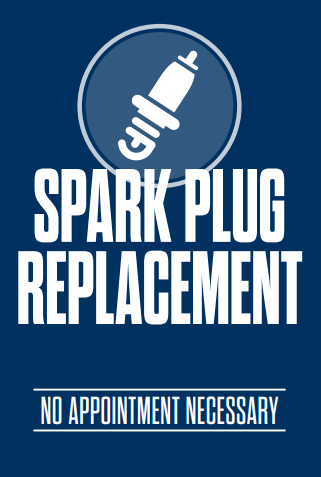 Spark Plug Replacement A-Frame Sign