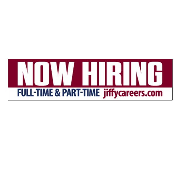 Now Hiring FullPart Time Banner