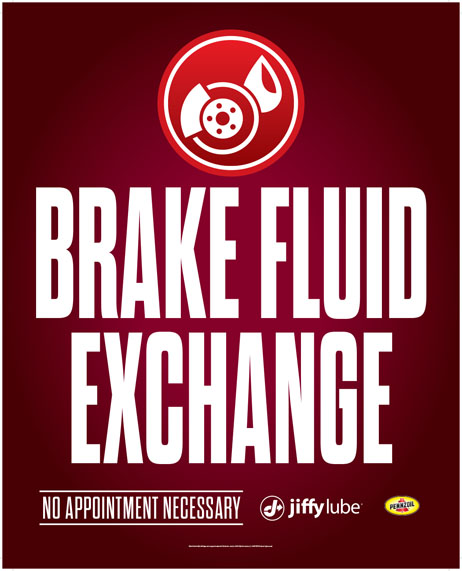 Core Plus Window Clings - Brake Fluid Exchange