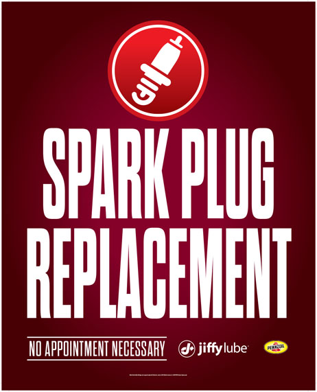 Core Plus Window Clings - Spark Plug Replacement