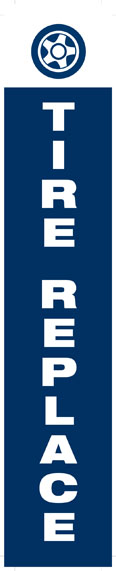 JLMC Plus Pole Signs - Tire Replace / Tire Install / Tire Repair