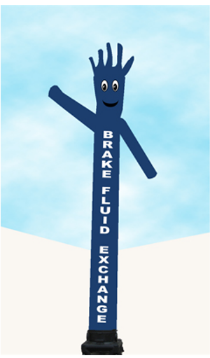 Brake Fluid Exchange Aerial Puppet