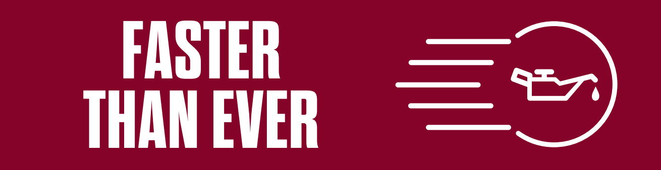 Faster Than Ever Banner w/ 2ft Bungee