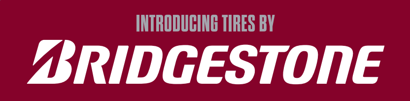 Bridgestone Tires Banner w/2ft Bungee