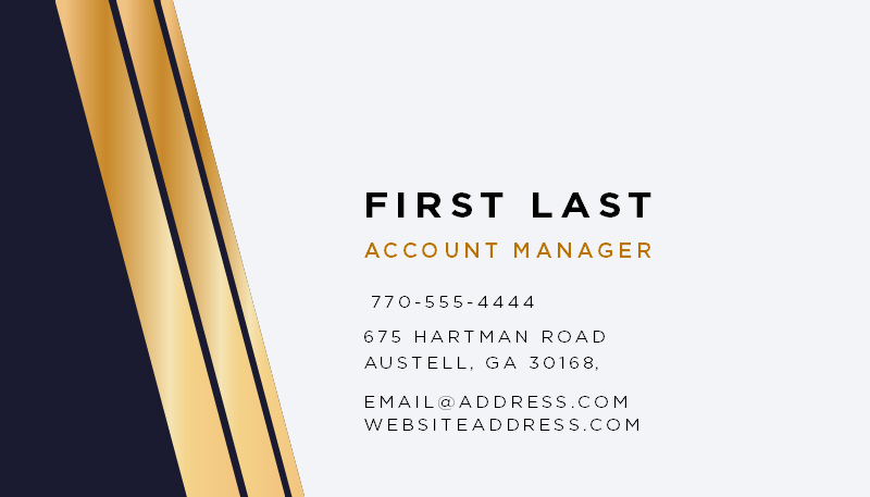 Legal Business Card - Horizontal