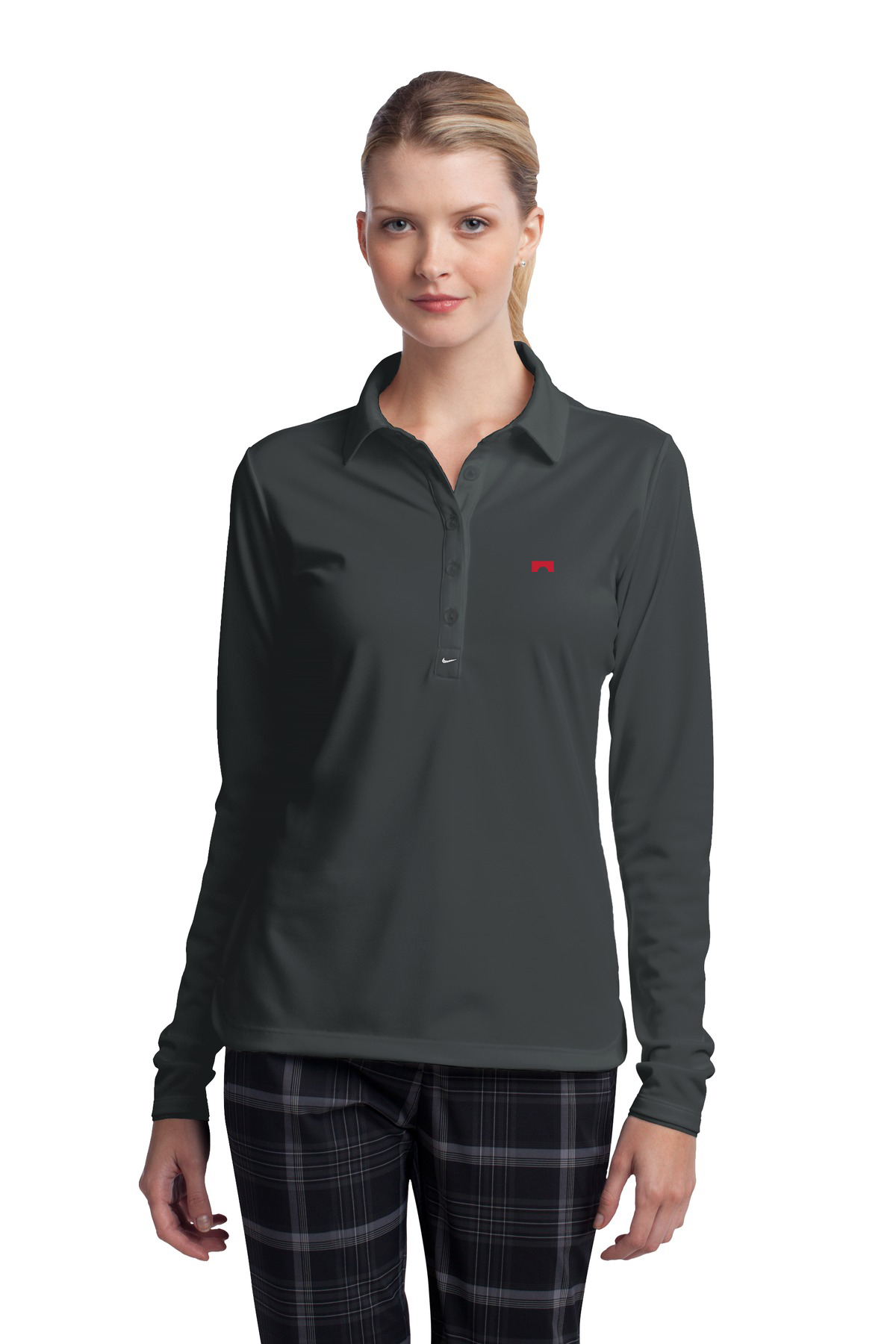 Nike Ladies Long Sleeve Dri-FIT Stretch Tech Polo 545322