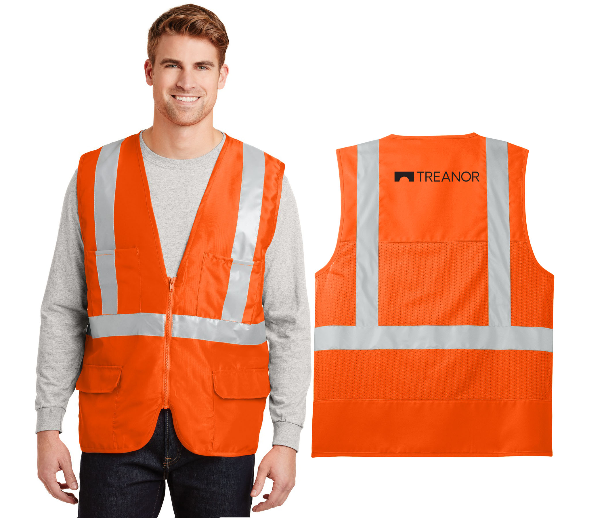 CornerStone ANSI 107 Class 2 Mesh Back Safety Vest CSV405