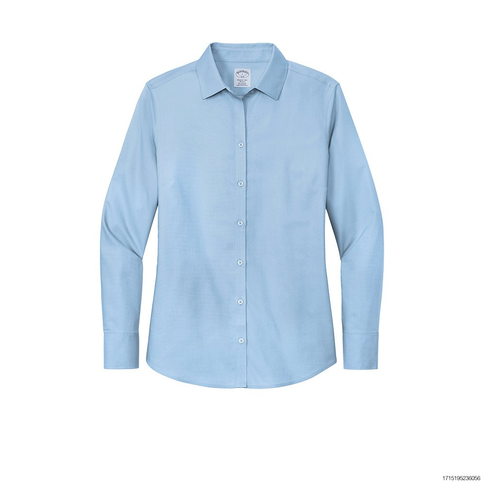 Brooks Brothers Womens Nailhead shirt - Newport Blue