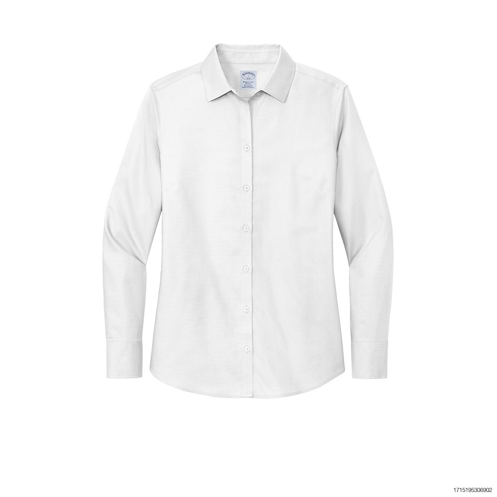 Brooks Brothers Womens Nailhead shirt - White