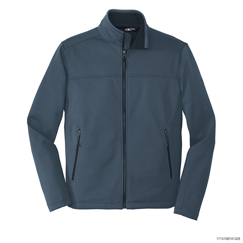 NorthFace Men's Ridgewall Soft Shell Jacket - Shady Blue