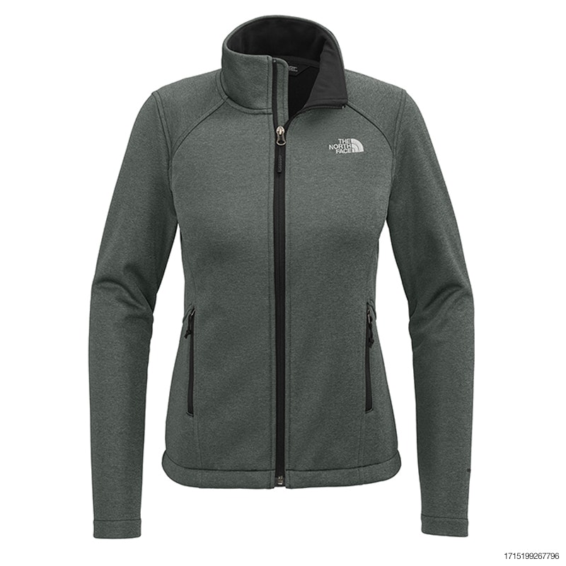 NorthFace Ladies' Ridgewall Soft Shell Jacket - Dark Gray
