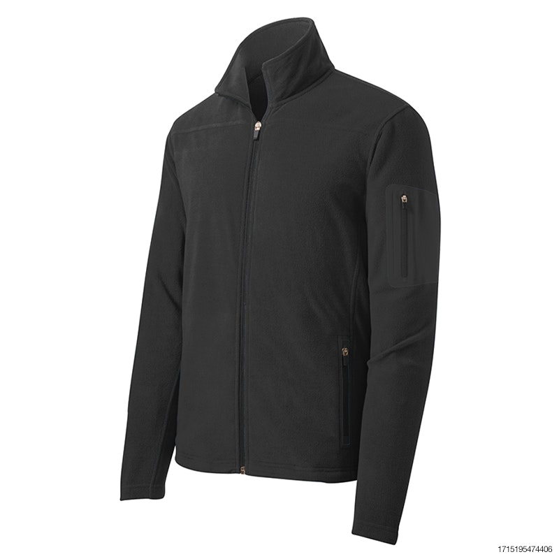 Port Authority Men's Summit Fleece Full-Zip Jacket - Black