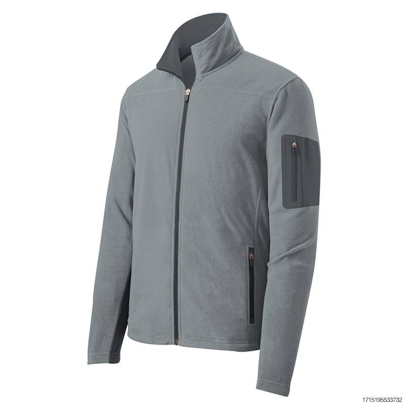 Port Authority Men's Summit Fleece Full-Zip Jacket - Frost Grey