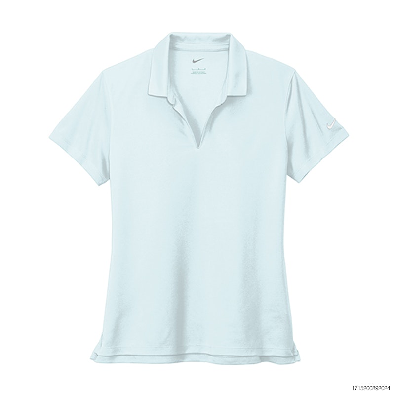 Nike Ladies Dri-Fit Micro Pique 2.0 Polo Shirt - Blue Tint