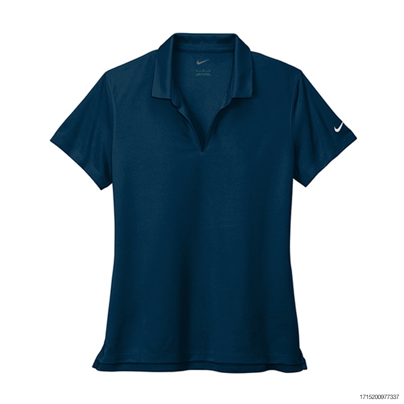 Nike Ladies Dri-Fit Micro Pique 2.0 Polo Shirt - Navy
