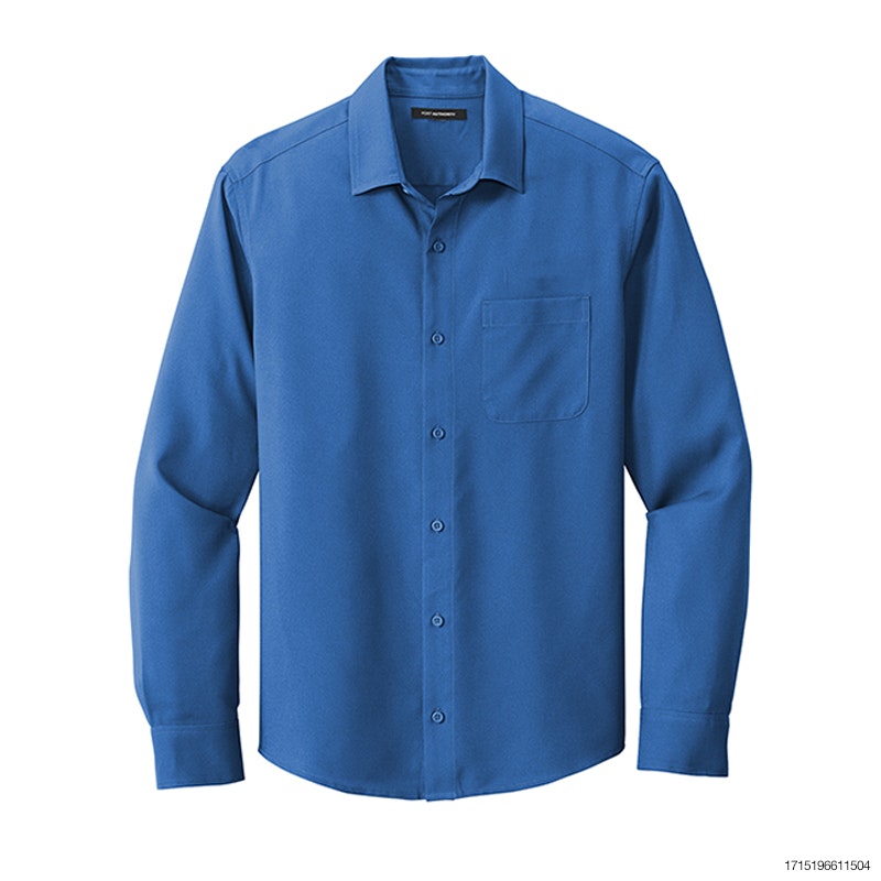 Port Authority Long Sleeve Performance Staff Shirt - True Blue