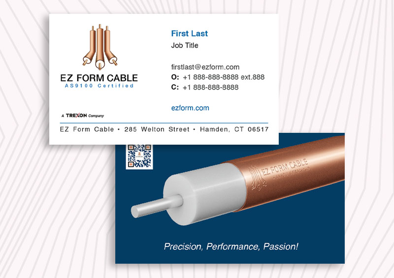 EZ Form Cable Business Card 